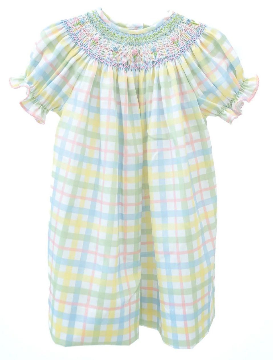 Ruth and Ralph Pastel Plaid Helen Dress | JoJo Mommy