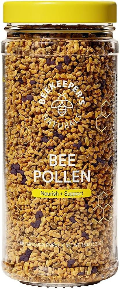 Beekeeper's Naturals - 100% Raw Bee Pollen Granules, Natural Preserved Enzymes, Source of Vitamin... | Amazon (US)