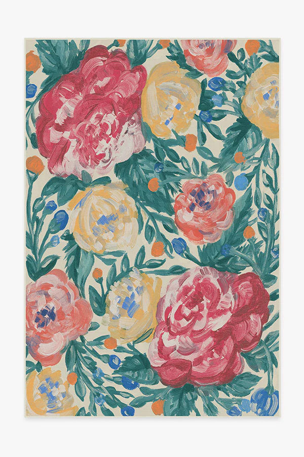 Outdoor Camellia Multicolor Rug | Ruggable | Ruggable