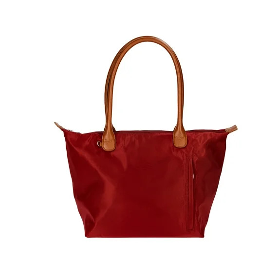 No Boundaries Women's Tote Bag, Sparkling Merlot - Walmart.com | Walmart (US)