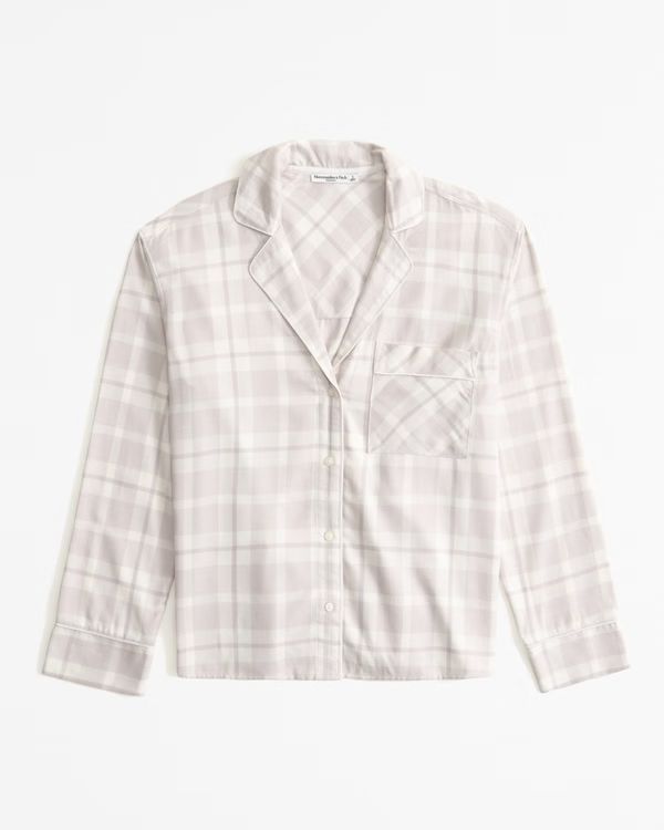 Flannel Sleep Shirt | Abercrombie & Fitch (US)