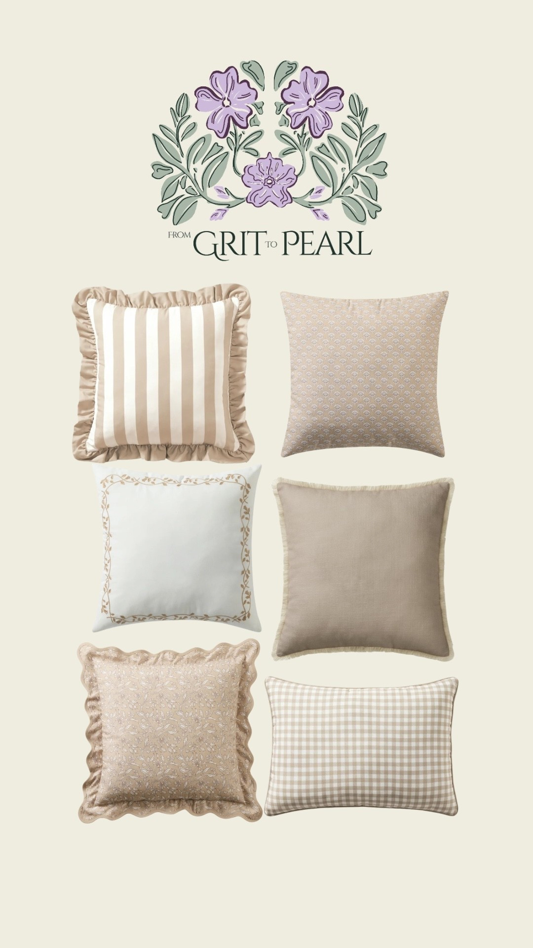 Neutral outdoor pillows that don’t break the bank and perfect for granny-chic vibes! 

#LTKHome #LTKSeasonal