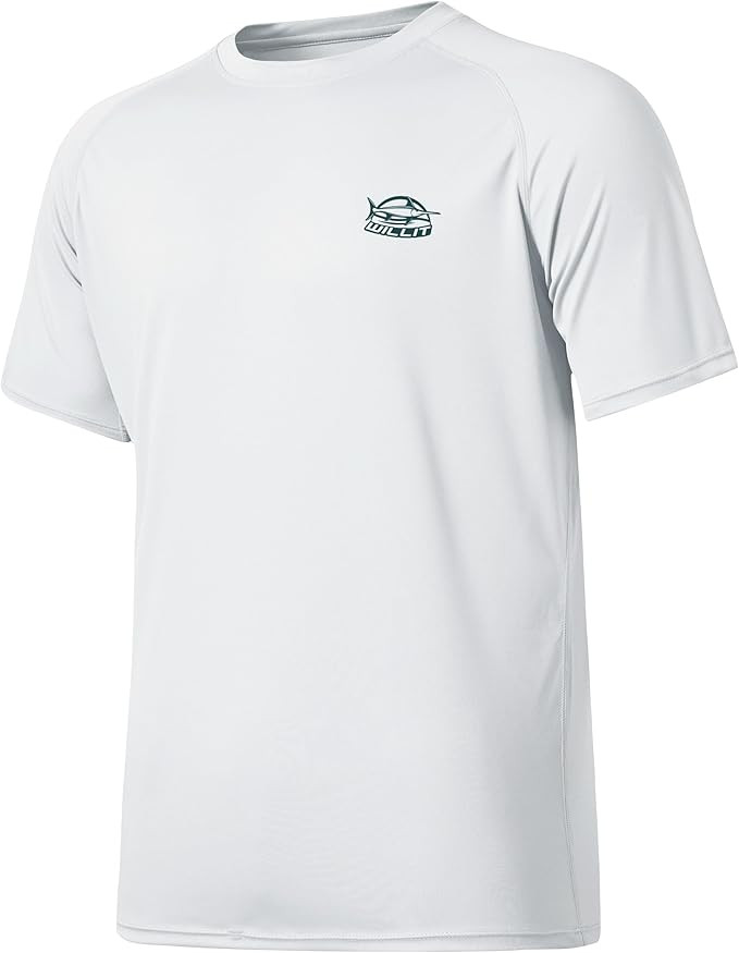 Willit Men's Rashguard Swim Shirt Short Sleeve UPF 50+ Sun Protection SPF Quick Dry Water Shirt | Amazon (US)