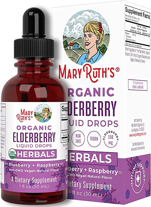 Elderberry Syrup by MaryRuth's | USDA Organic | Black Elderberry Liquid Drops for Immune Support ... | Amazon (US)