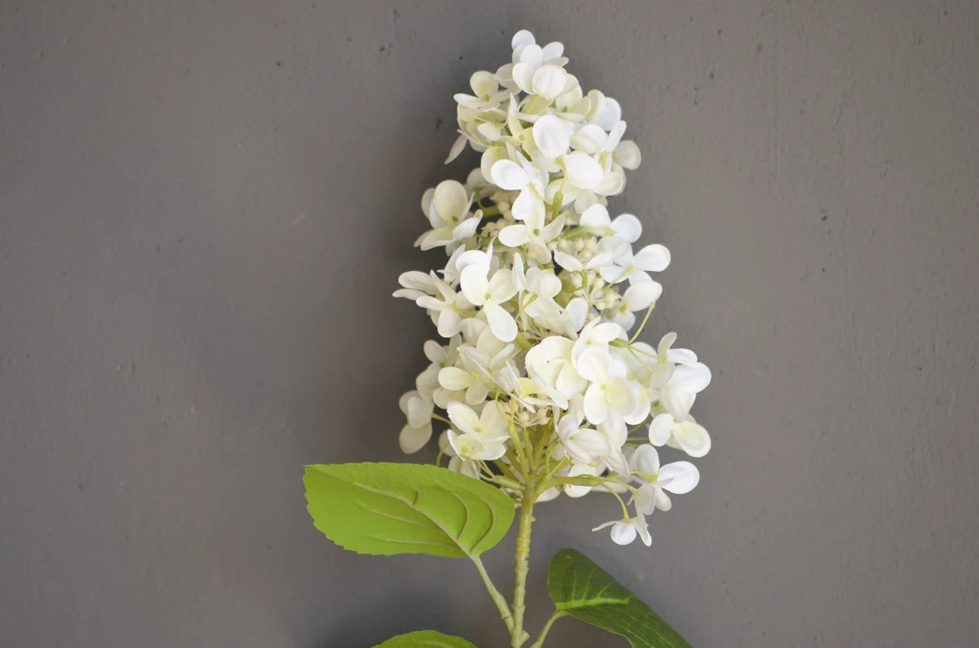 27.5" Real Touch Faux Panicle Hydrangea Stem, High Quality Artificial Flower | DIY Florals Supply... | Etsy (US)