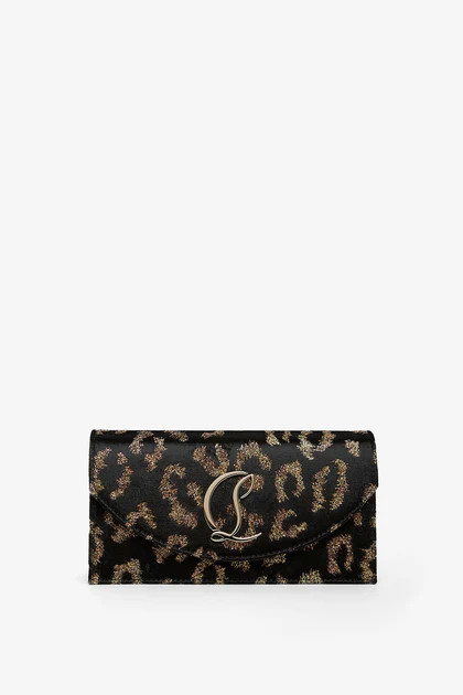Loubi54 leopard velvet clutch | Shop Savannahs (US)