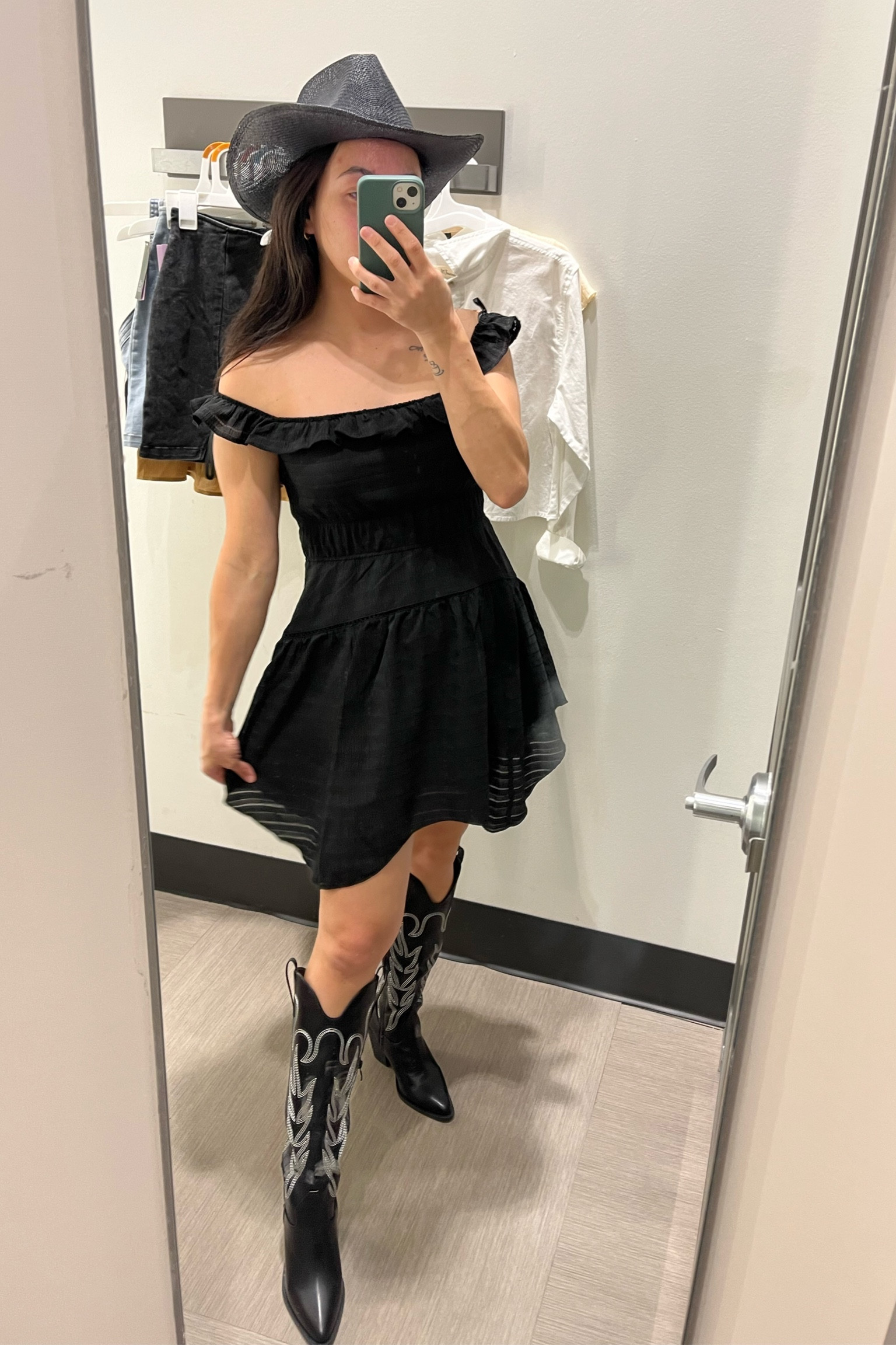 Target find, target must have, spring style, summer fashion, date night, brunch, baby shower, casual,
4 different colors 
Dress (M) 
Boots are from fashion nova 

Rodeo outfits, Nashville, Nashville concert, Nashville style, Nashville outfit, texas, cowgirl, western glam, western fashion, western wear, country concert outfit, outfit inspiration, country outfit, concert, Houston Rodeo, boots, outfit ideas, cowgirl outfits, western fashion, western style, rodeo, casual outfit, trendy look, Austin, cowboy, outfit ideas, pink cowgirl, sweater dress, bachelorette, cowgirl disco, BBQ, winter, cold, rainy, western chic


#LTKFind #LTKSeasonal #LTKstyletip