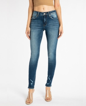 Kancan Mid Rise R & B Super Skinny | Macys (US)