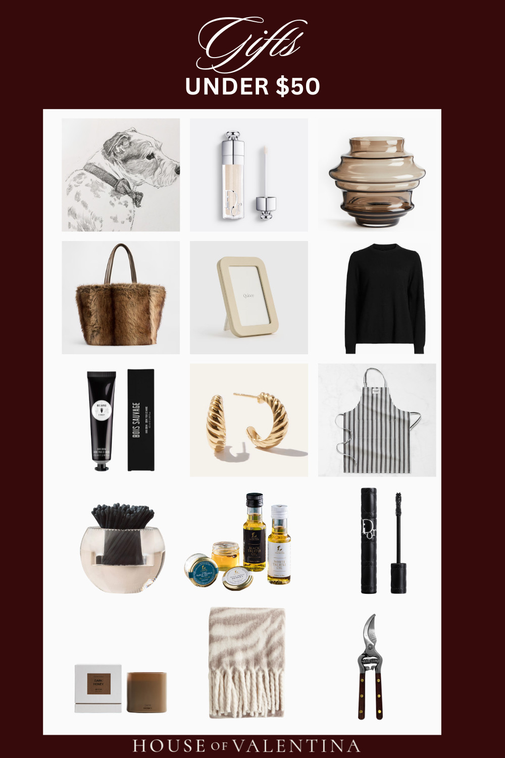 Eeekk! This under-$50 gift guide is giving major Christmas magic!! I picked festive favorites, cozy winter essentials, luxe little treats, and stylish finds that make gifting fun again. Everything feels high-end but still budget-friendly. I’m obsessed with this entire lineup! And don't even get me started on that personalized dog sketch OMG.  

 #LTKGiftGuide #LTKHoliday #LTKSeasonal