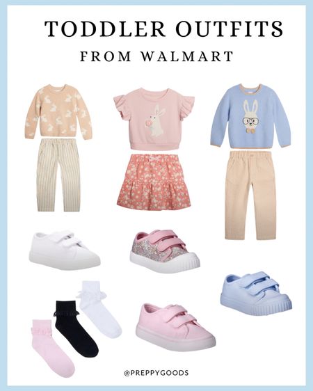 Spring toddler outfit ideas from Walmart, Walmart spring fashion finds for kids, toddler spring outfits 

#LTKSeasonal #LTKkids #LTKstyletip
