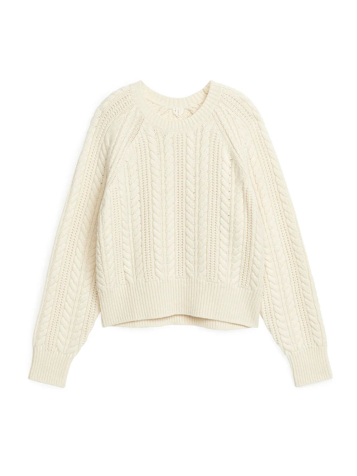 Cable-Knit Wool Jumper | ARKET (US&UK)