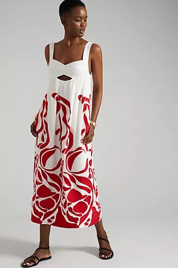 Front Cutout Maxi Dress | Anthropologie (US)