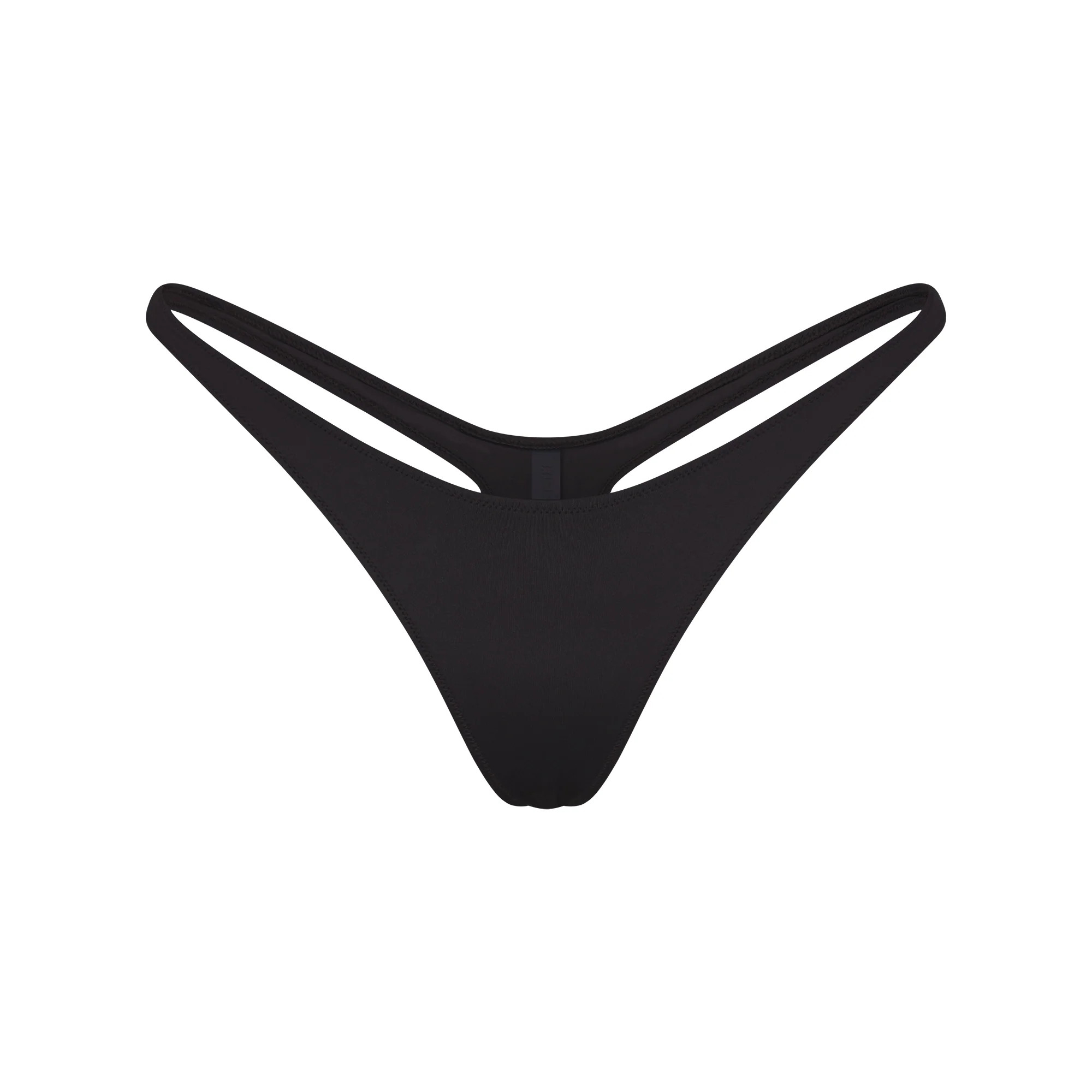 SIGNATURE SWIM THONG BIKINI BOTTOM | ONYX | SKIMS | SKIMS (US)