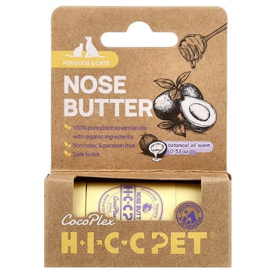 HICC Pet, Nose Butter, For Dogs & Cats, Botanical Oil, 0.53 oz | iHerb