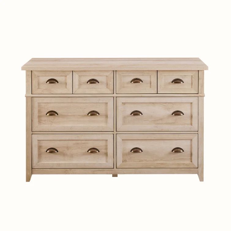 Bucoli 52" 6 Drawer Cup Handle Framed Dresser | Wayfair North America