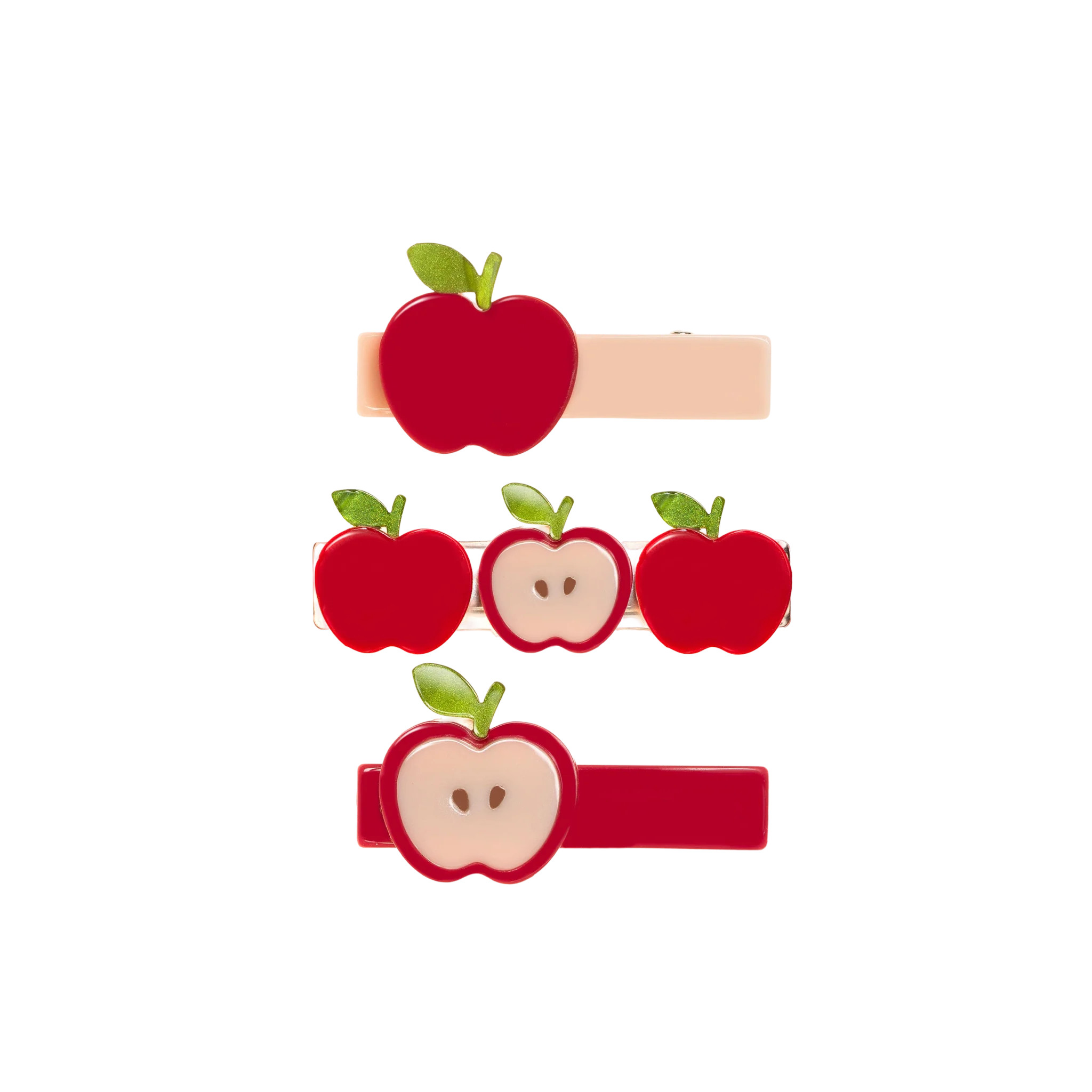 Apple Clip Set | Pink Chicken