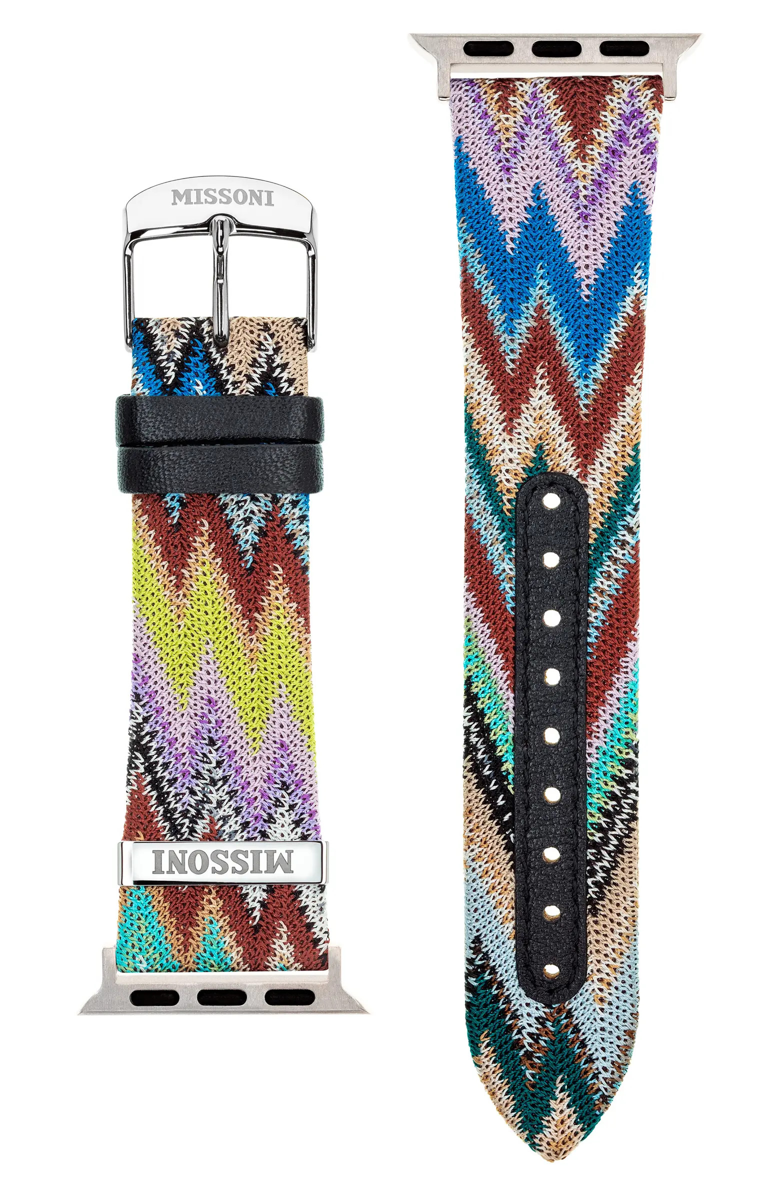 Zigzag 22mm Textile Apple Watch® Watchband | Nordstrom