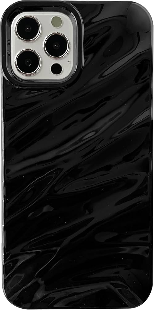 Caseative for iPhone 12 Pro Case,Water Ripple Pattern Curly Wave Shape Soft Compatible with iPhon... | Amazon (US)