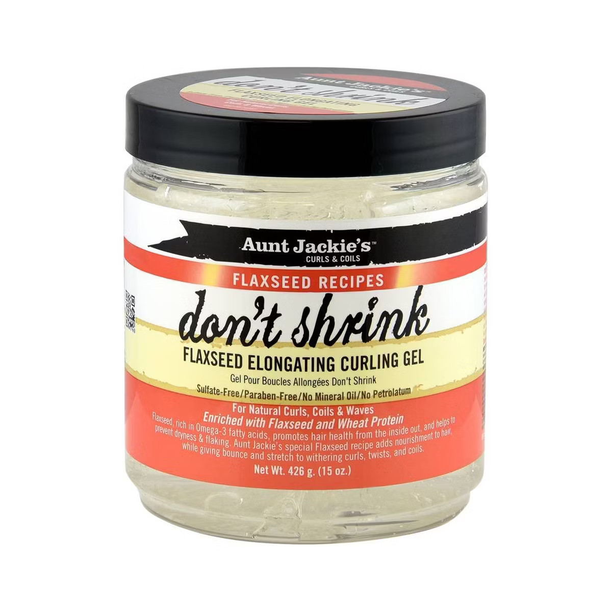 Aunt Jackie's Flaxseed Don't Shrink Curling Gel - 15oz | Target