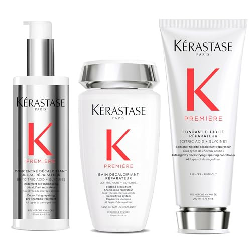 Kerastase PACK Premiere Decalcifying System Reparative Shampoo 250ml, Anti-Rigidity Decalcifying Repairing Conditioner 200ml and Decalcifying Repairing Pre-Shampoo Treatment 250ml | Amazon (UK)