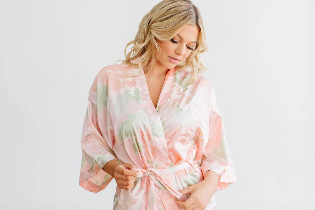 Bridesmaid Robes- Floral Robes- Floral Bridesmaid Robes- Robes for Bridesmaids- Bridesmaid Gift- ... | Etsy (US)