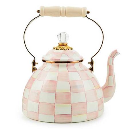 New pink kettle, Mackenzie Childs rosy check kitchen accessories 

#LTKfindsunder50 #LTKsalealert #LTKhome