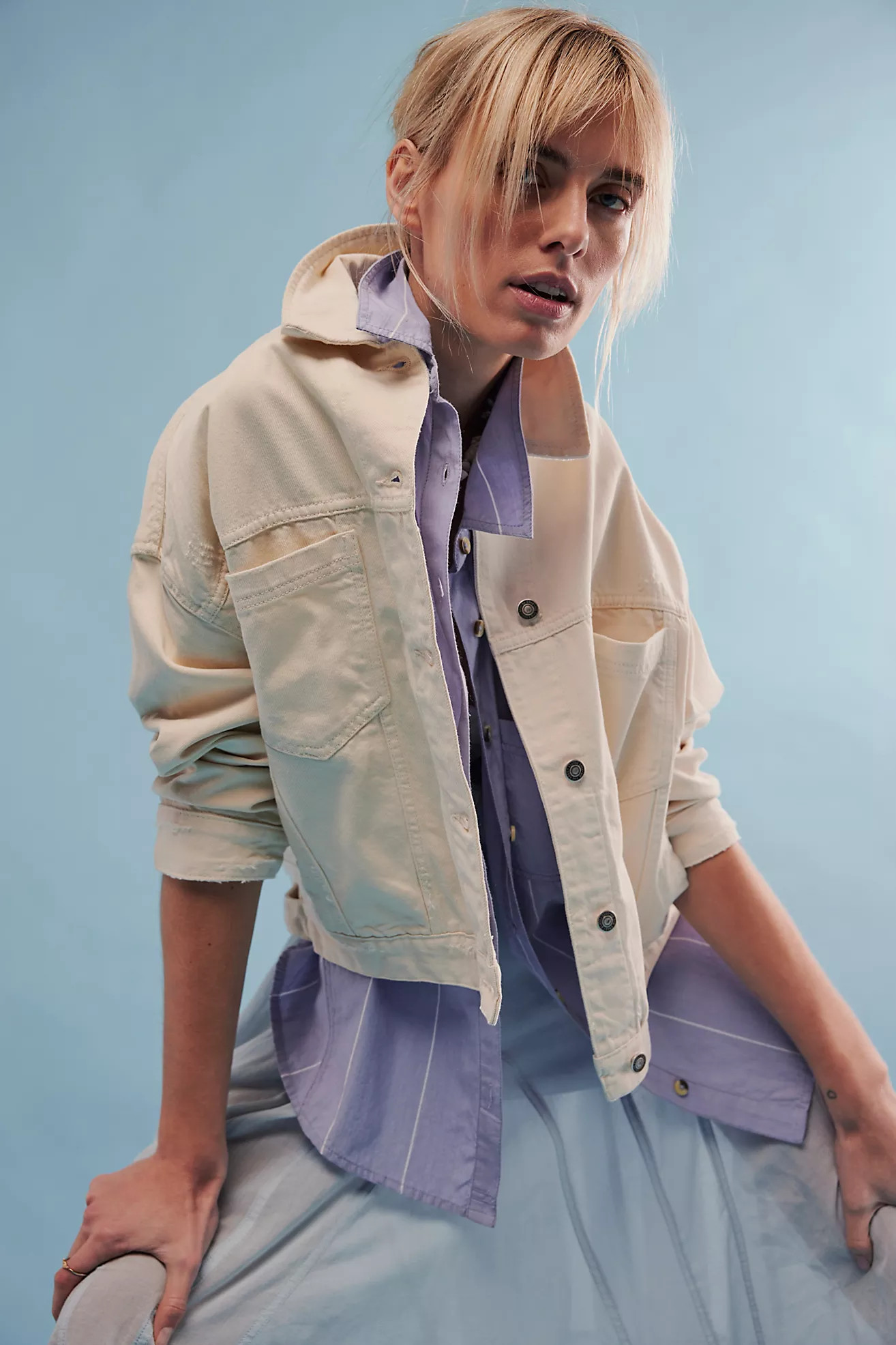 We The Free Opal Swing Denim Jacket | Free People (Global - UK&FR Excluded)