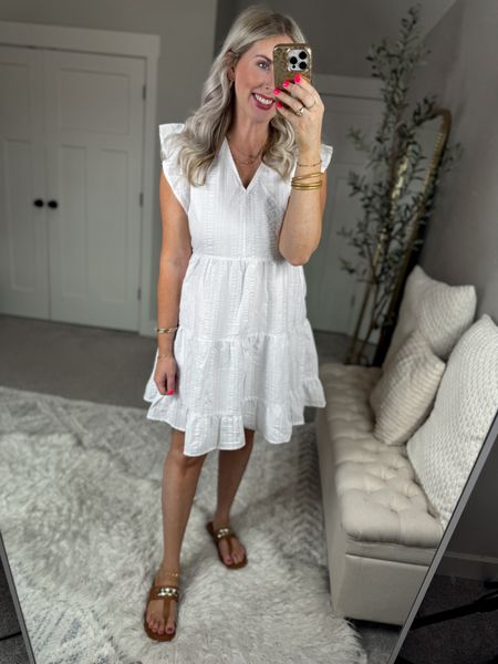 Weekend Walmart Wins try on
White dress- medium 

#LTKStyleTip #LTKFindsUnder50