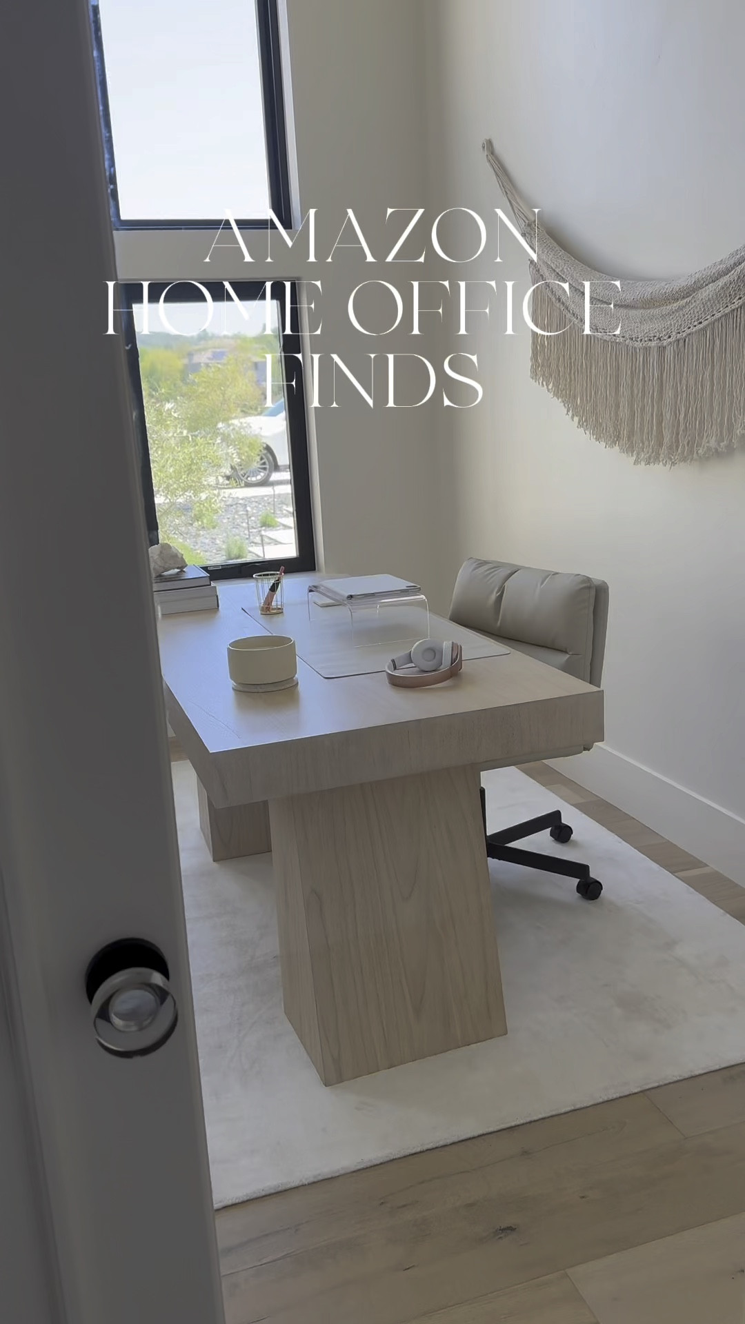home office decor, desk, wooden fluted console table, ergonomic criss cross chair 

#LTKFindsUnder50 #LTKFindsUnder100 #LTKHome