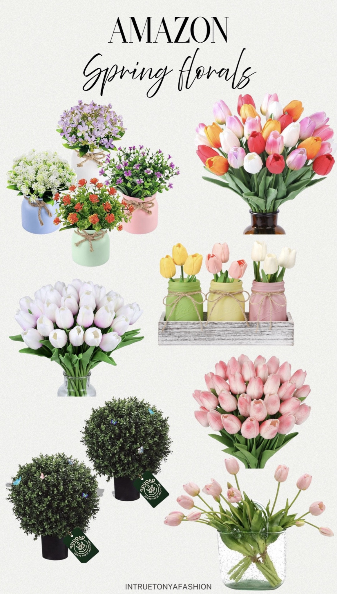 Spring floral home decor from amazon 

#LTKSeasonal #LTKHome #LTKSaleAlert