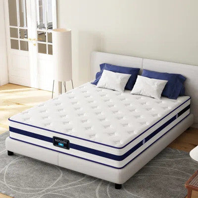 10/12 in Hybrid Mattress Spring Gel Memory Foam, Mattresses In A Box | Wayfair North America