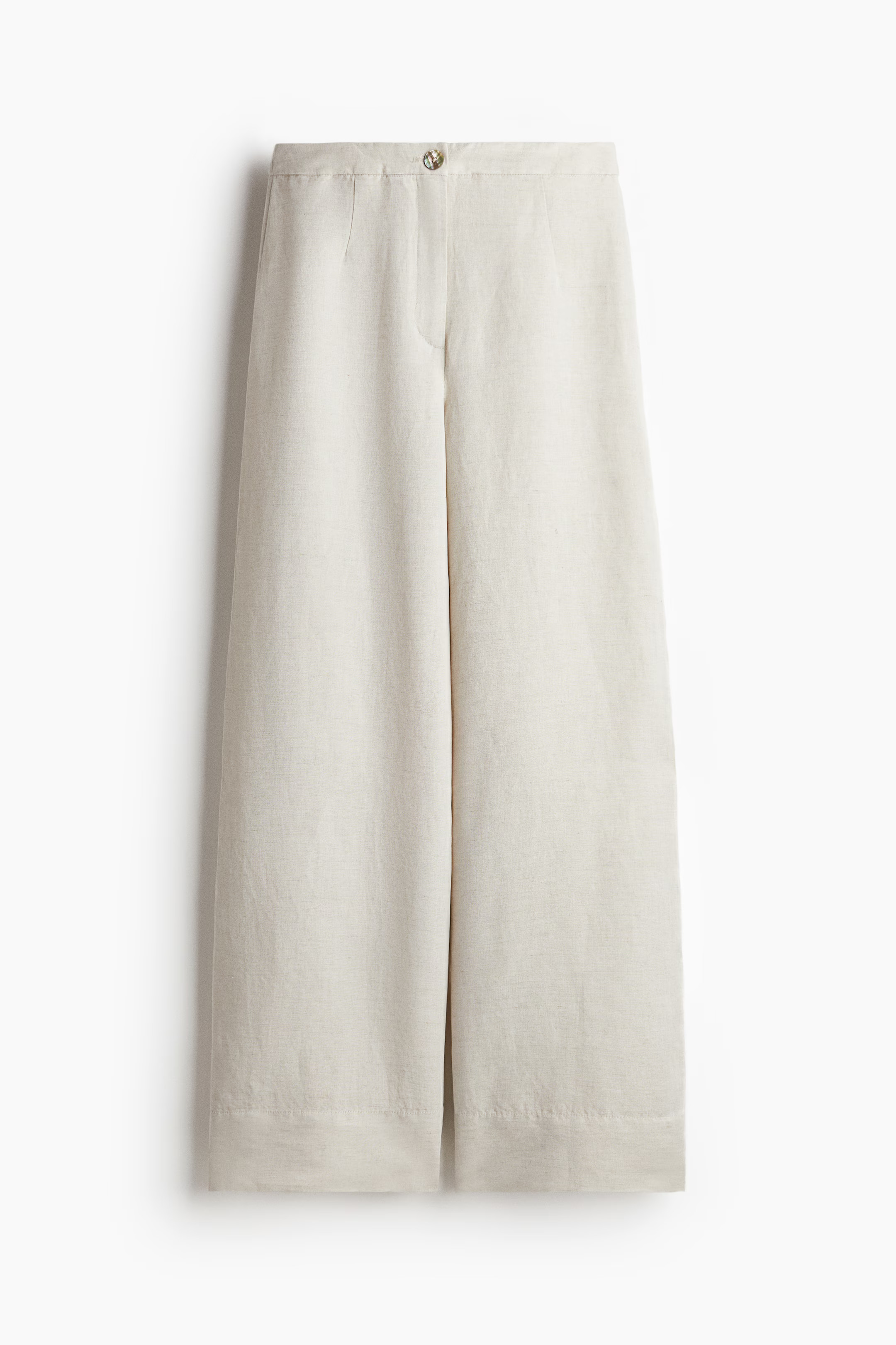 Linen-blend trousers | H&M (UK, MY, IN, SG, PH, TW, HK)