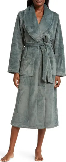 Shawl Collar Plush Longline Robe | Nordstrom
