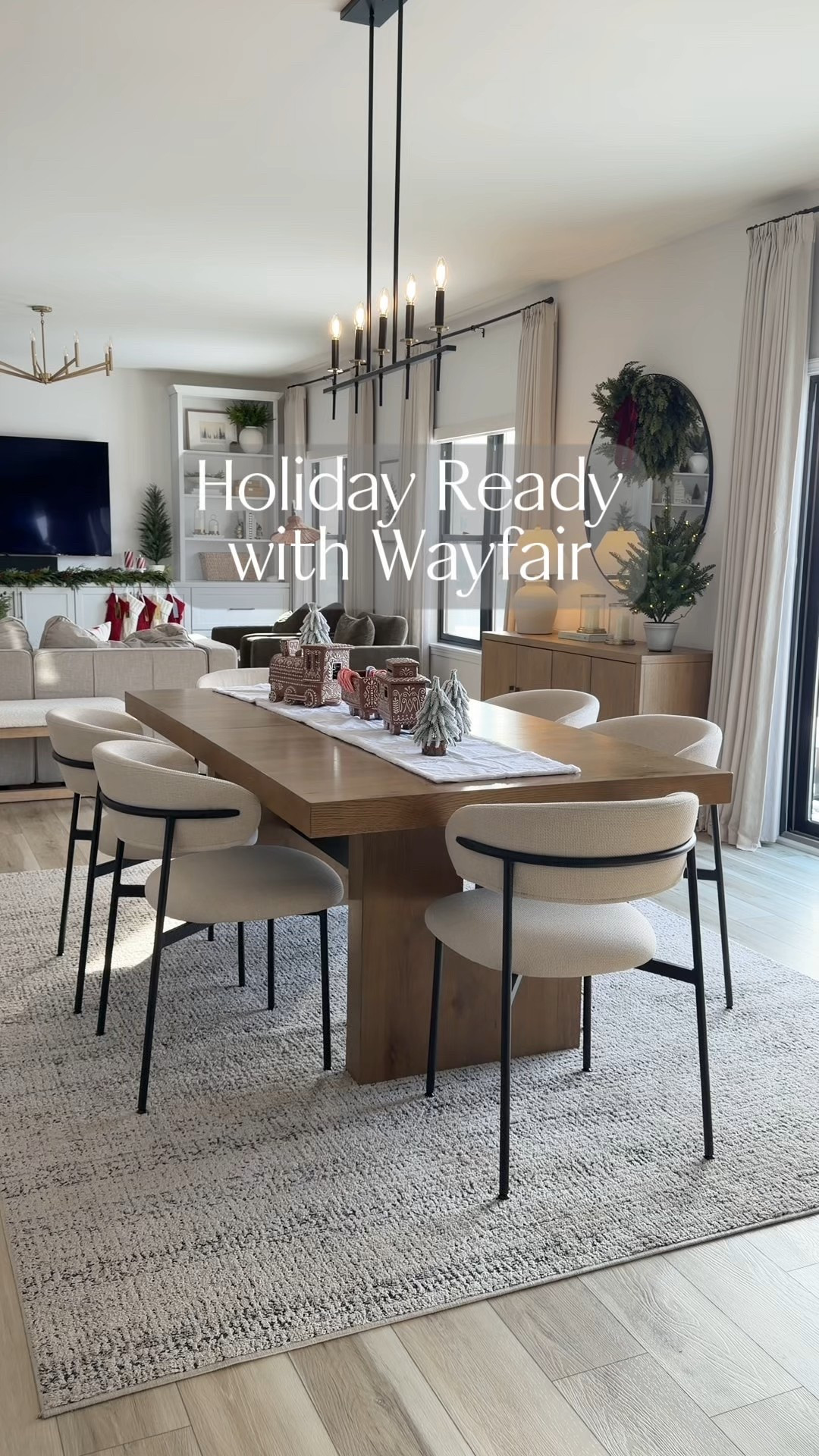 Sharing a round up christmas decor and furniture finds from @wayfair to get your home ready for the holidays! 🎄 I recently added the new sideboard and it is on of my favorite pieces! 😍

#WayfairPartner #Wayfair #ad #liketkit #liketkit/amandabhome @shop.ltk 

#LTKHome #LTKSaleAlert #LTKHoliday