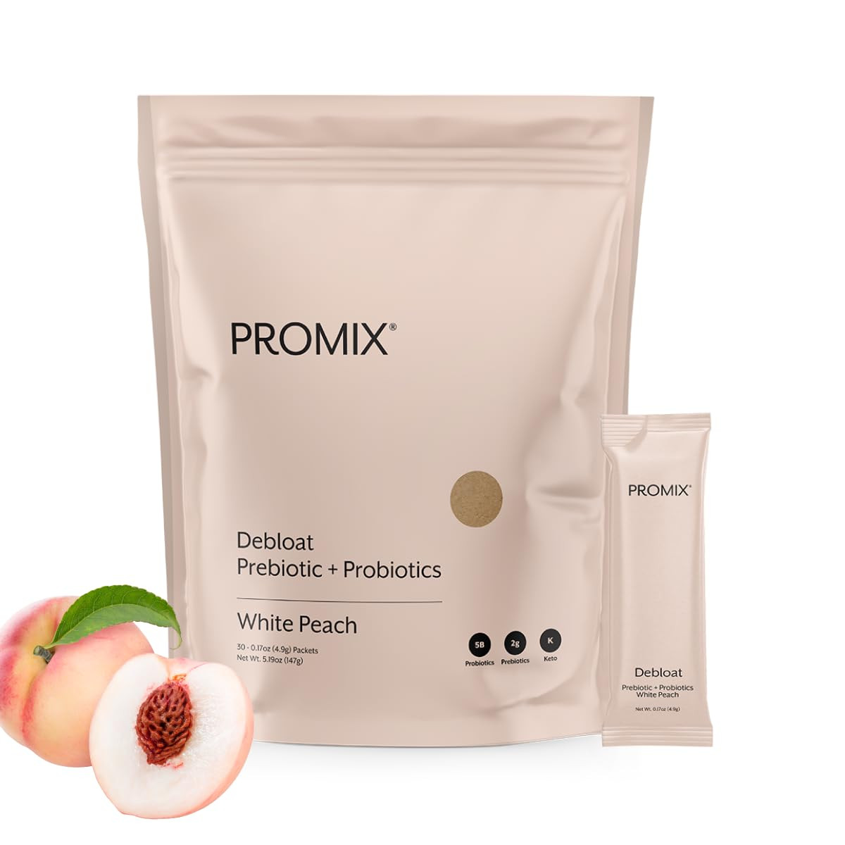 ProMix Nutrition Debloat Prebiotics and Probiotics, Bloating Relief for Women, Gut Cleanse Detox ... | Amazon (US)