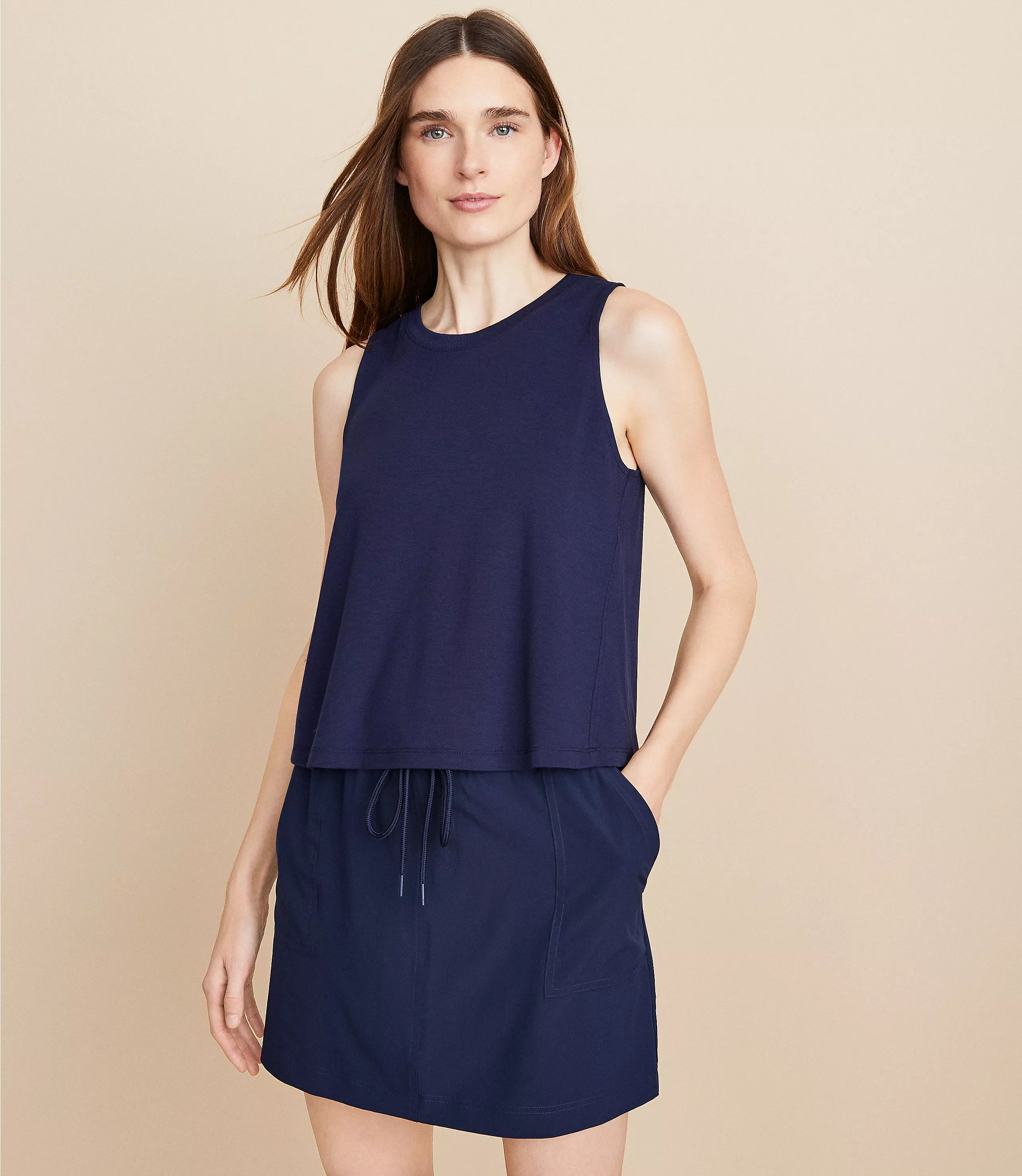 Lou & Grey Swingy Jersey Tank | LOFT