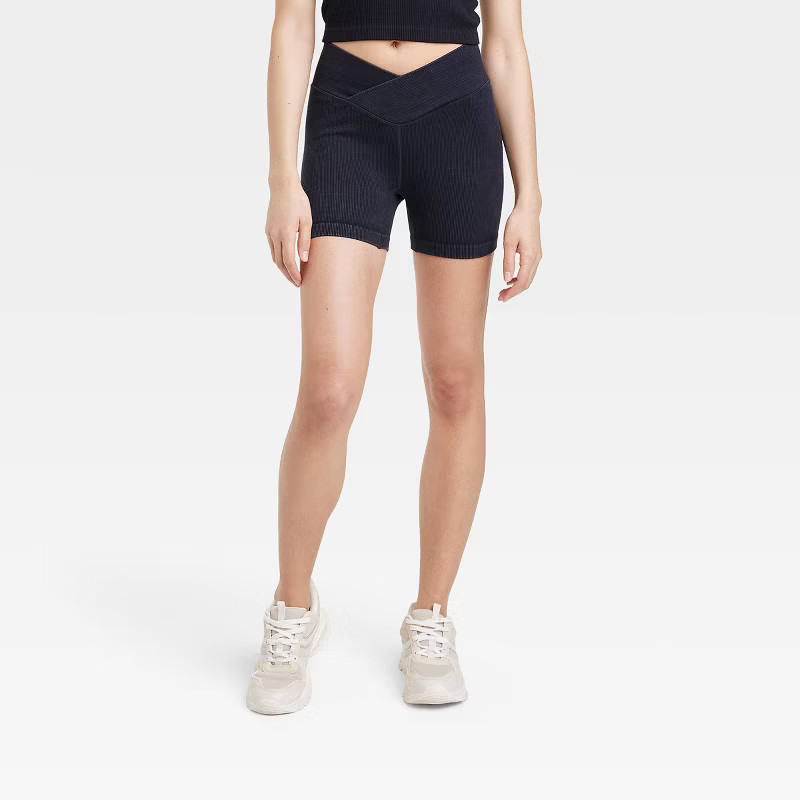 Women's Cross Waistband Bike Shorts 4" - JoyLab™ | Target