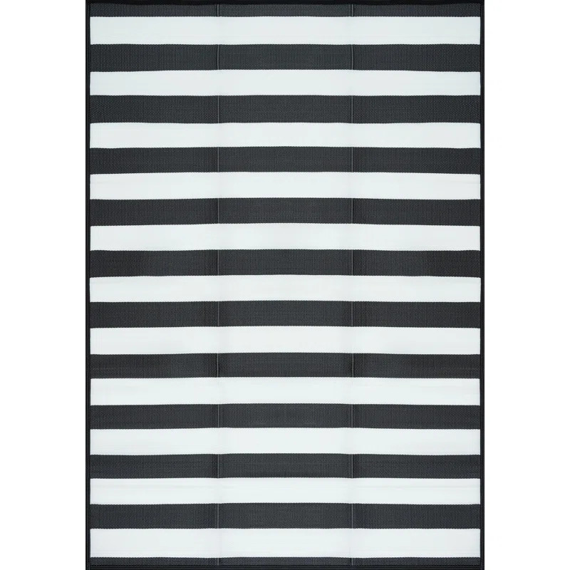 Azrielle Striped Indoor / Outdoor Rug | Wayfair North America