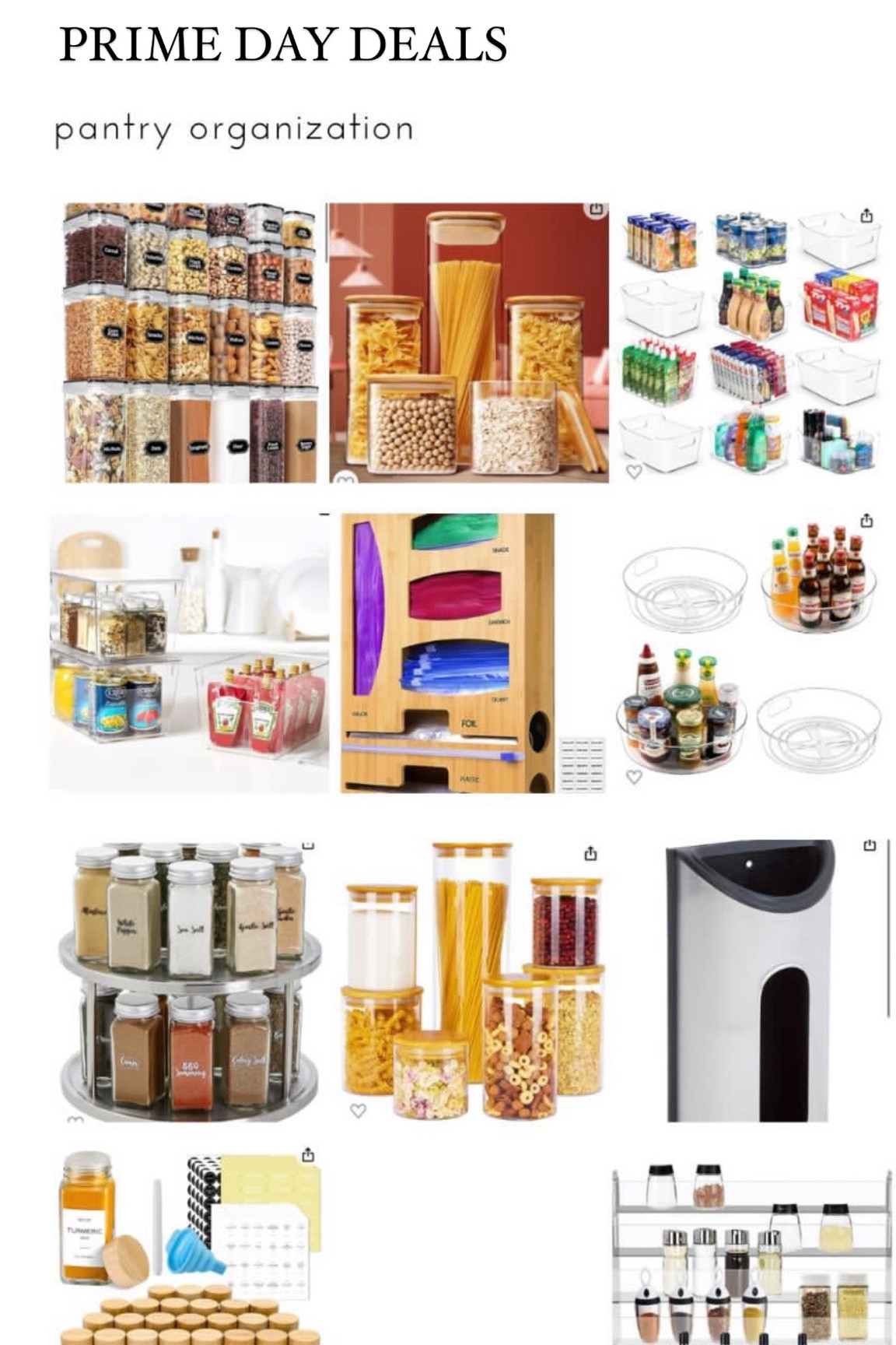 Prime day deals for pantry organization!

#LTKSaleAlert #LTKxPrimeDay #LTKMidsize