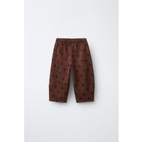 Zara - Jerseyhose Mit Tupfenmuster - Braun - 1½ Jahre (86 Cm) - Unisex | Zara DE