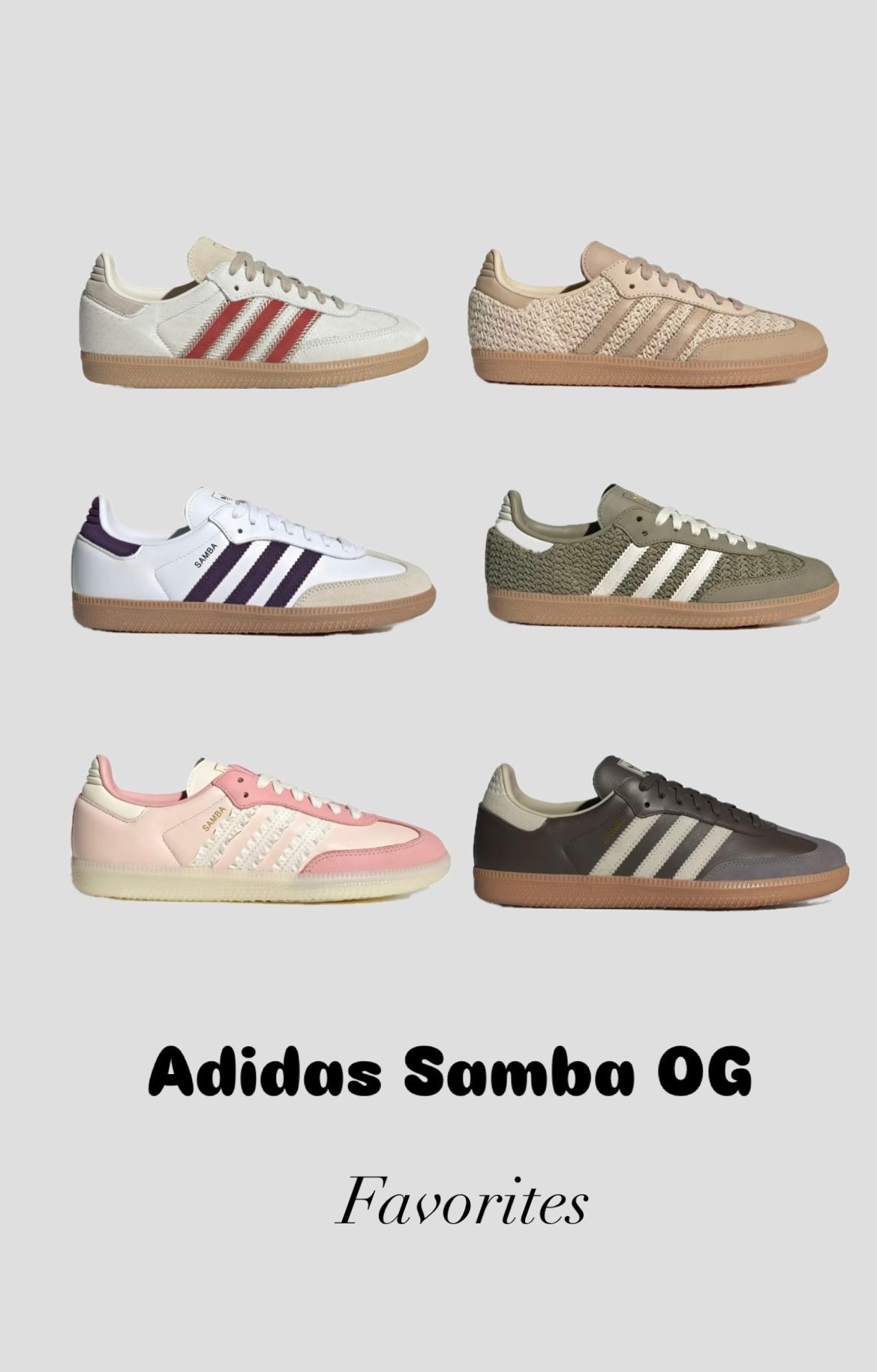 The Adidas Samba OG is the ultimate classic sneaker – sleek, versatile, and always in style. With its signature three stripes and gum sole, it’s the perfect pair to dress up or down.