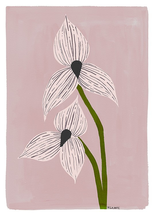 Megan Galante - Orchid Portrait Print | Desenio