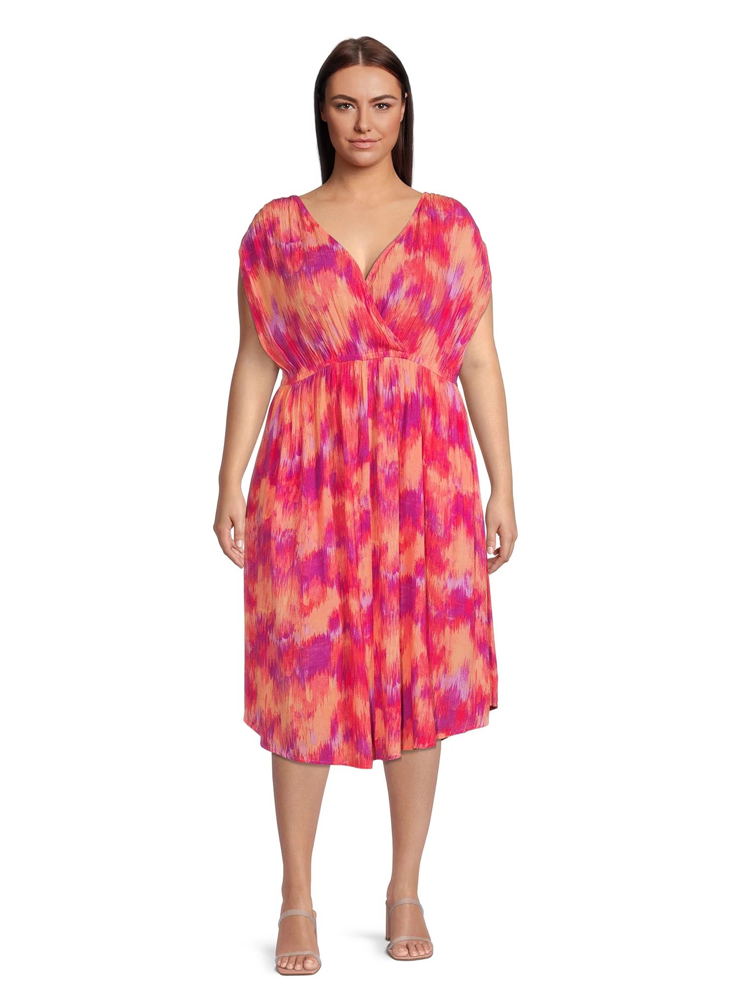 Terra & Sky Women's Plus Size Surplus Dress | Walmart (US)