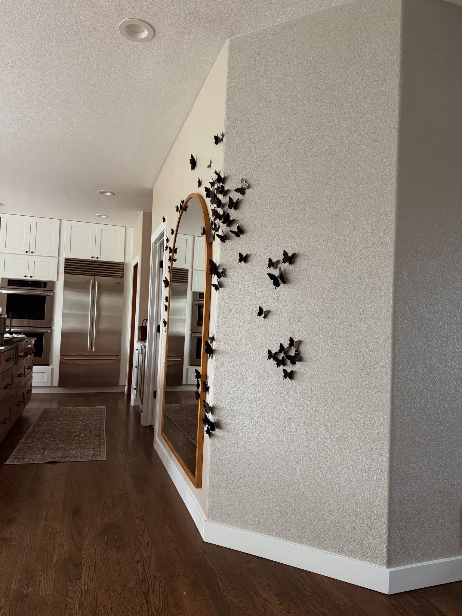 Part of the Halloween butterflies going on the wall. My goal is to finish them today. I got three packs of these butter butterflies from Amazon!

#LTKSeasonal #LTKHome #LTKFindsUnder50