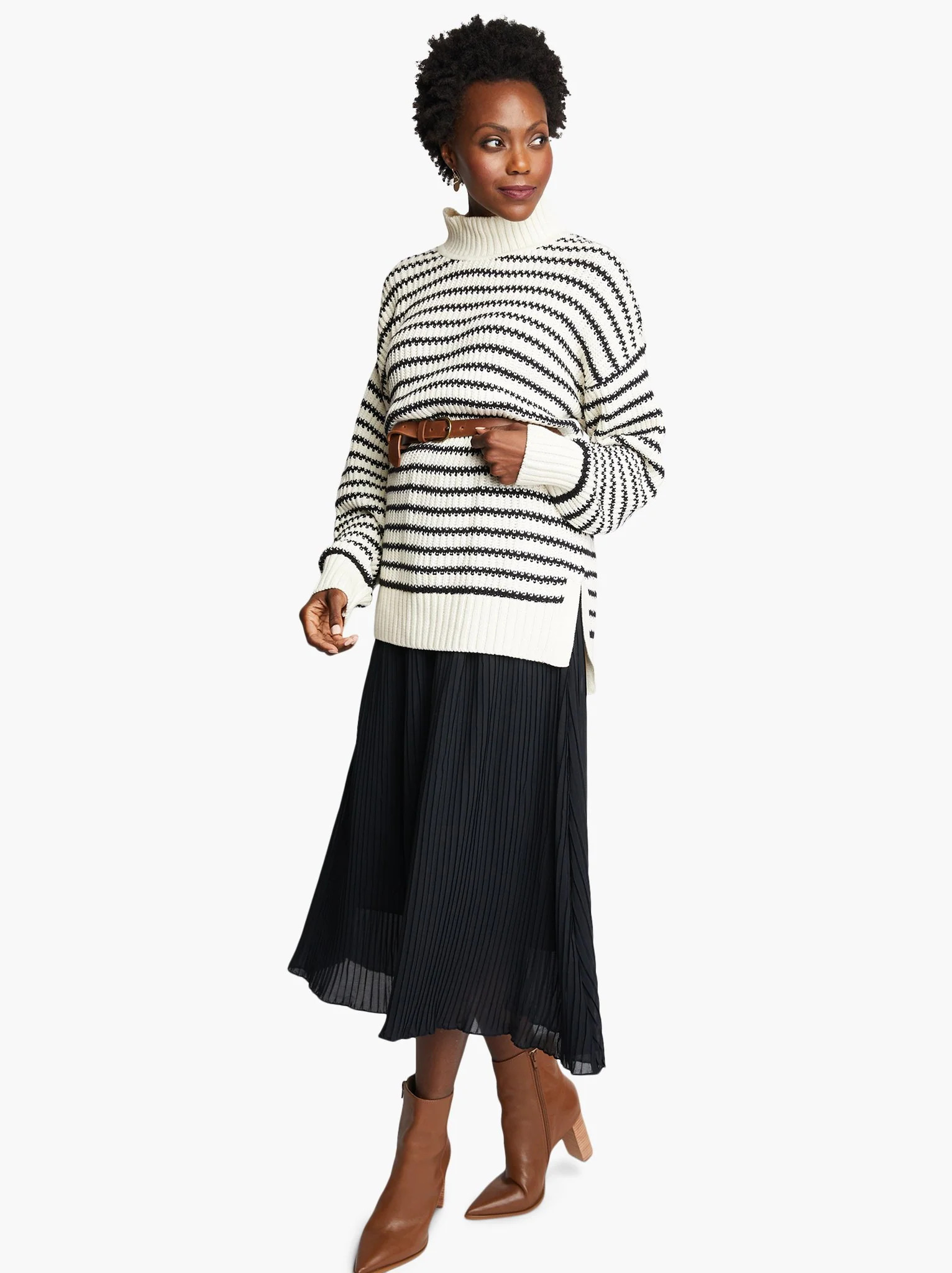 Rose Relaxed Sweater Tunic | ABLE