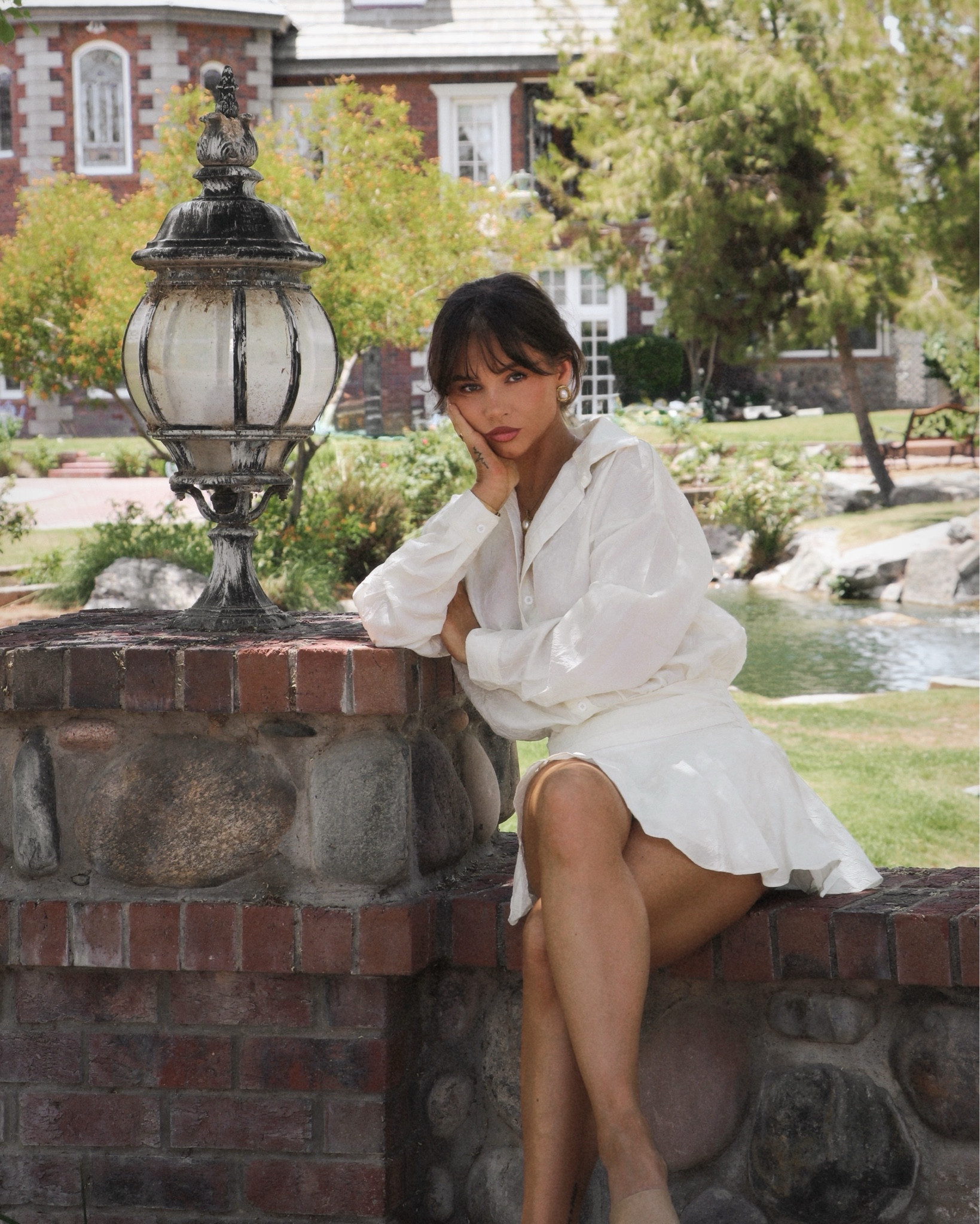 Breathable summer shirt dress made for twirling 🤍🥹 #shirtdress #minidress #style #summer #fashion 

#LTKStyleTip #LTKFindsUnder100 #LTKSeasonal