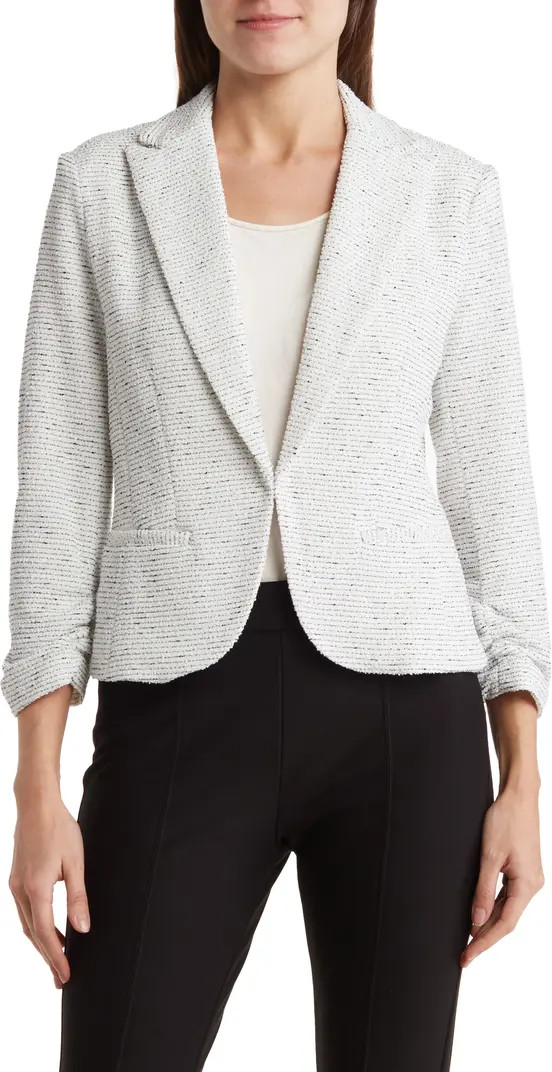 Scrunched Sleeve Ponte Blazer | Nordstrom Rack