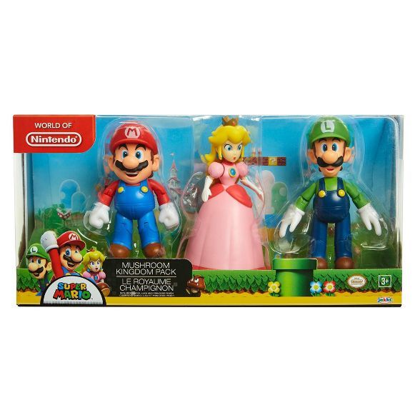 Nintendo 4&#34; 3 Pack Mushroom Kingdom Diorama Set | Target
