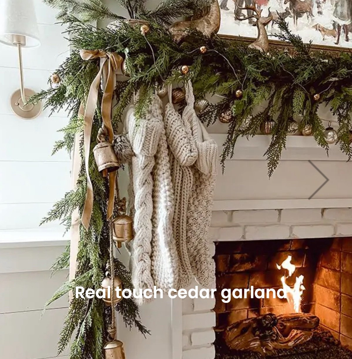 I have a couple of these and I absolutely love how they look and feel.  So easy to work with too!  Perfect on its on with lights added or layered.  

#LTKHoliday #LTKU #LTKHome