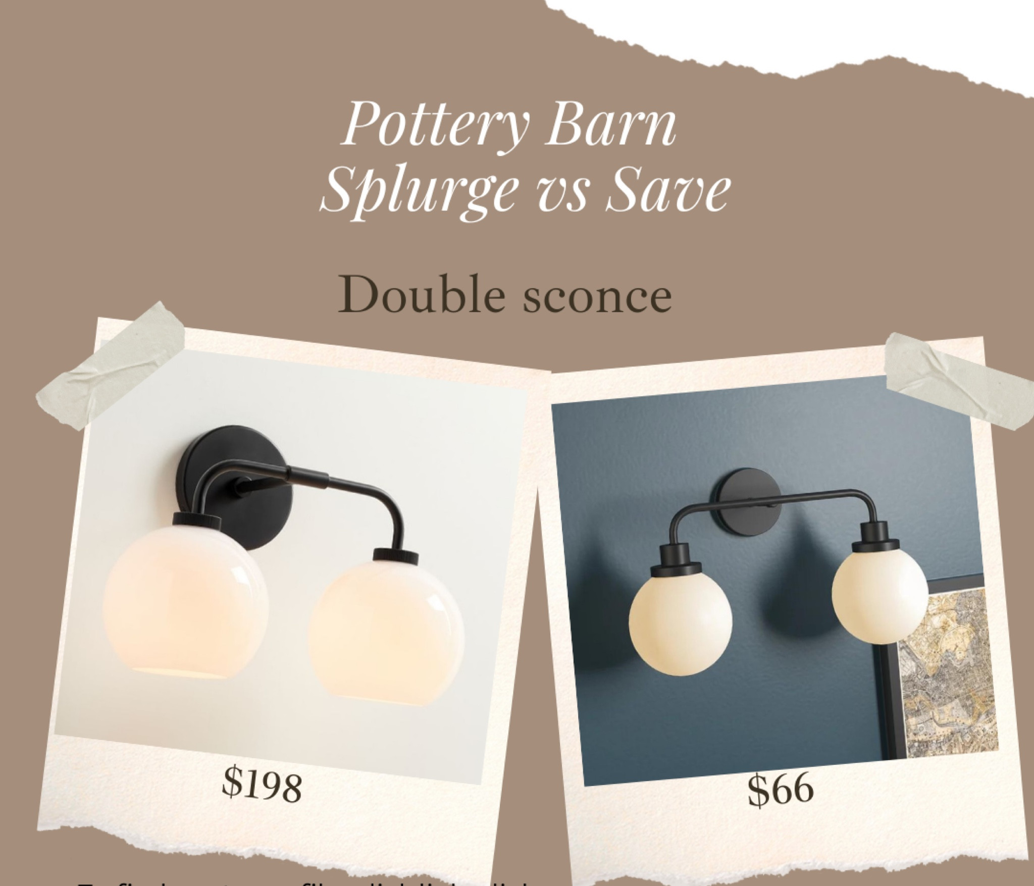 Obsessed with this milk glass double sconce! Only $66 

#LTKhome #LTKstyletip #LTKsalealert